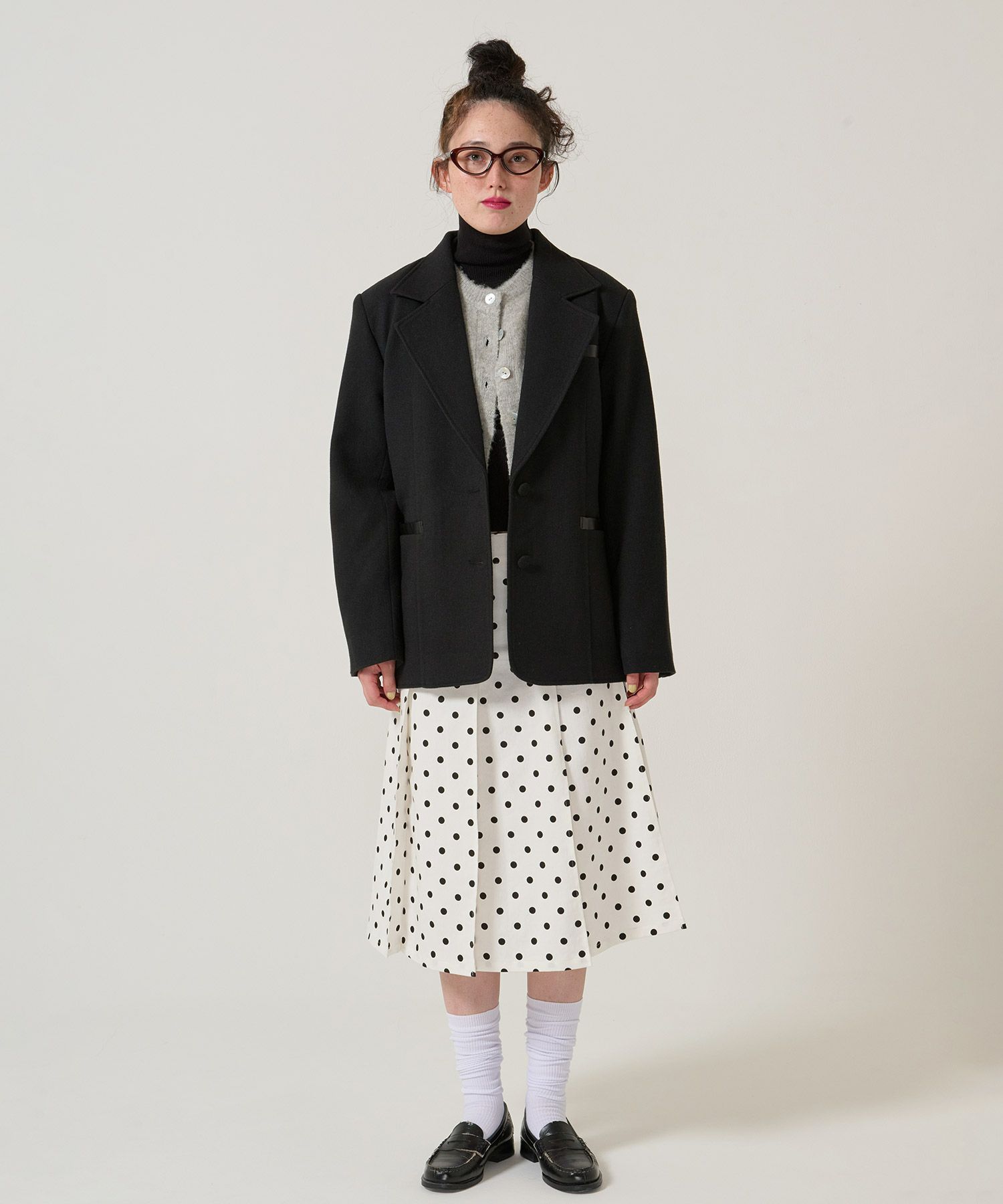 オーバーサイズ テーラード ジャケット TINA：JOJUN Mサイズ オーバーサイズ デニムテーラードジャケット TINA：JOJUN（デニム