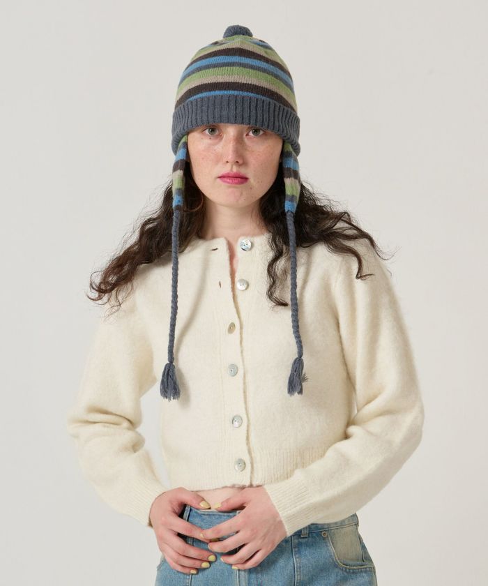 ウール/起毛/カーディガン