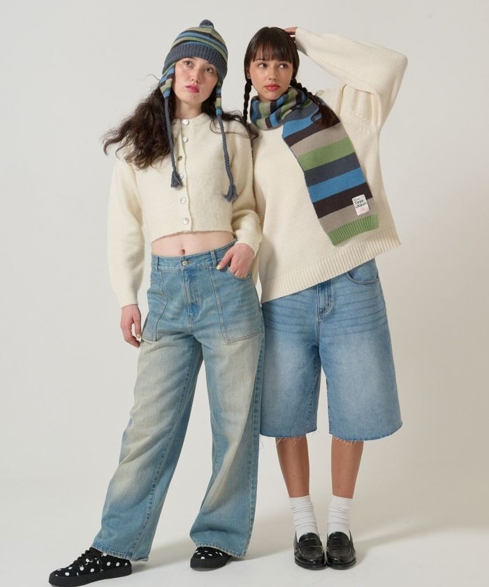 ウール/起毛/カーディガン