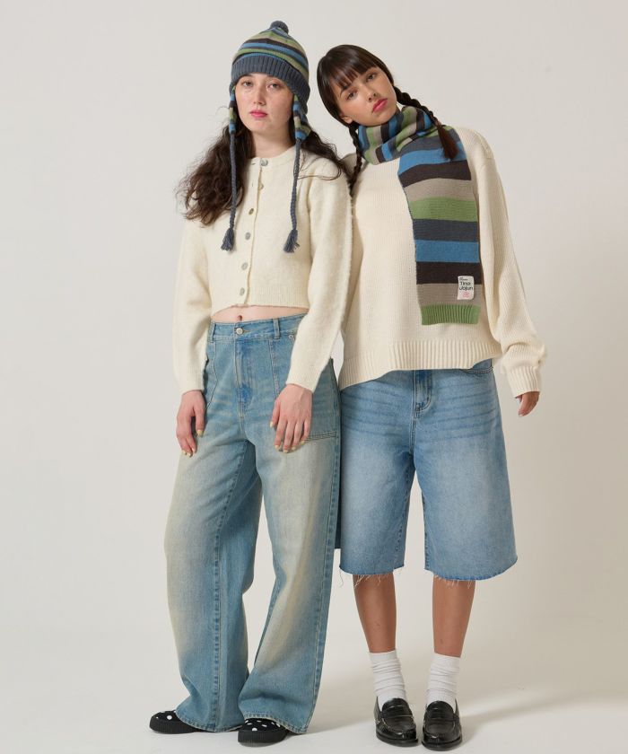 ウール/起毛/カーディガン