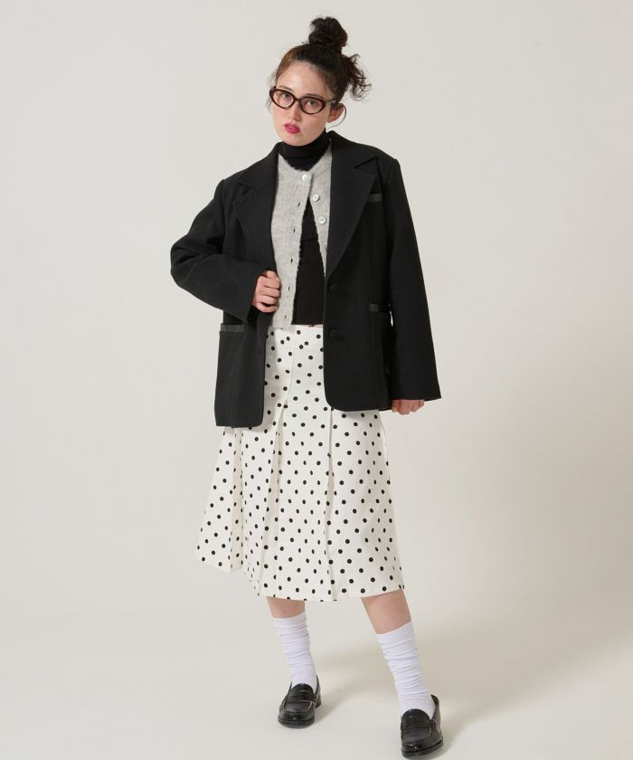 ウール/起毛/カーディガン