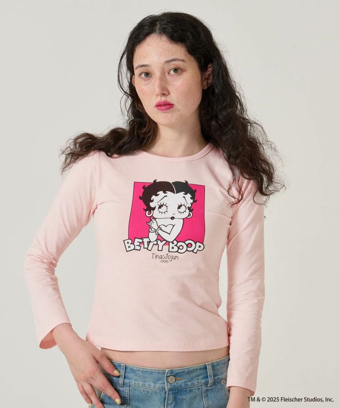 Betty Boop プリントロンT TINA：JOJUN 全2色｜tnj541-1142【2】 - T