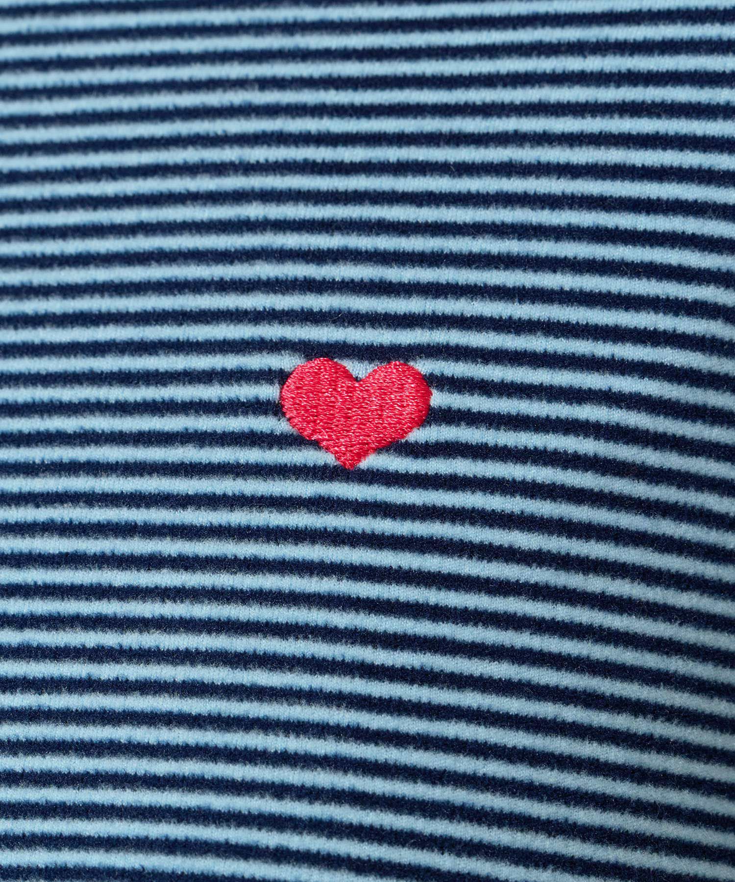 ボーダー/カーディガン/ハート