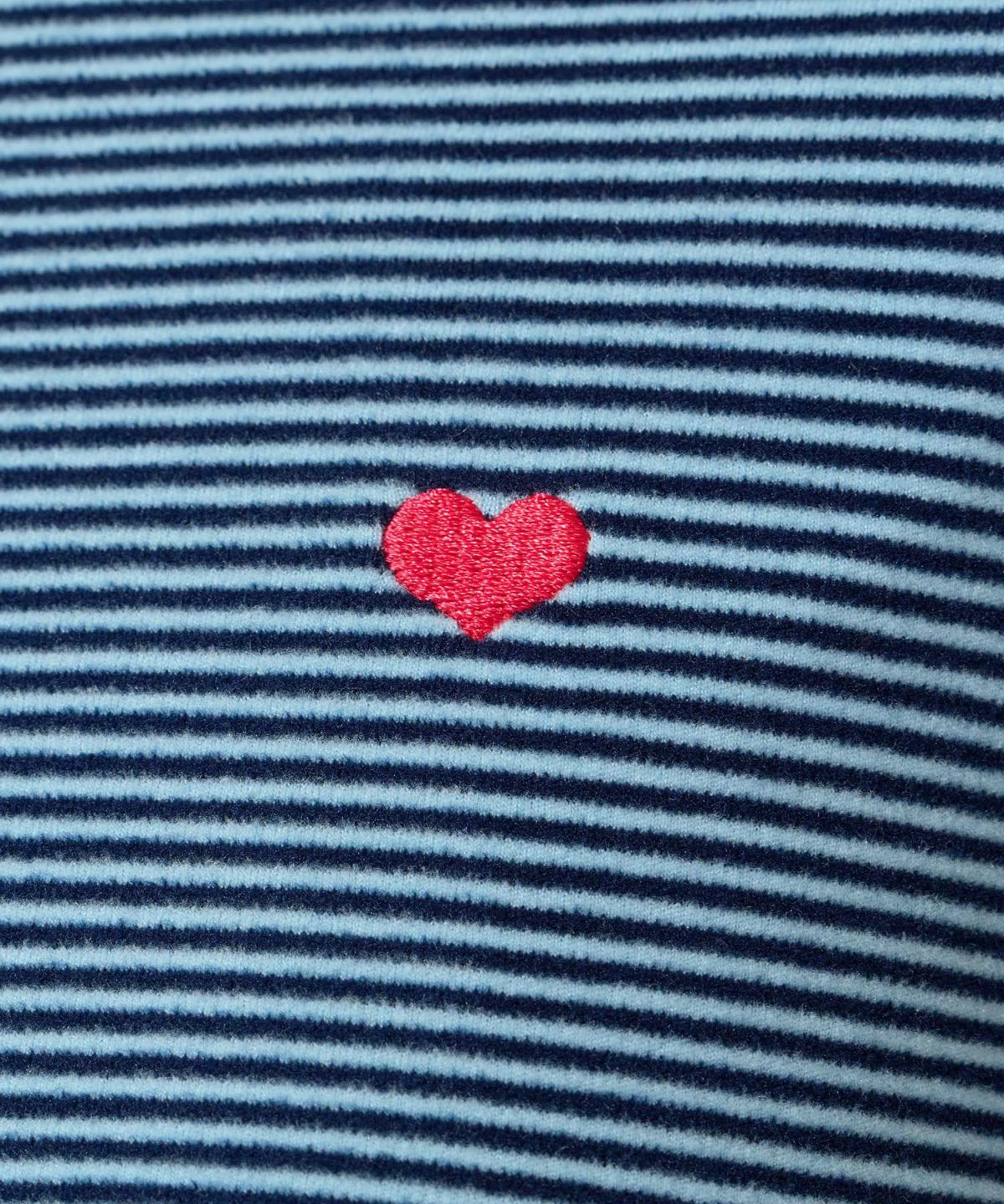 ボーダー/カーディガン/ハート