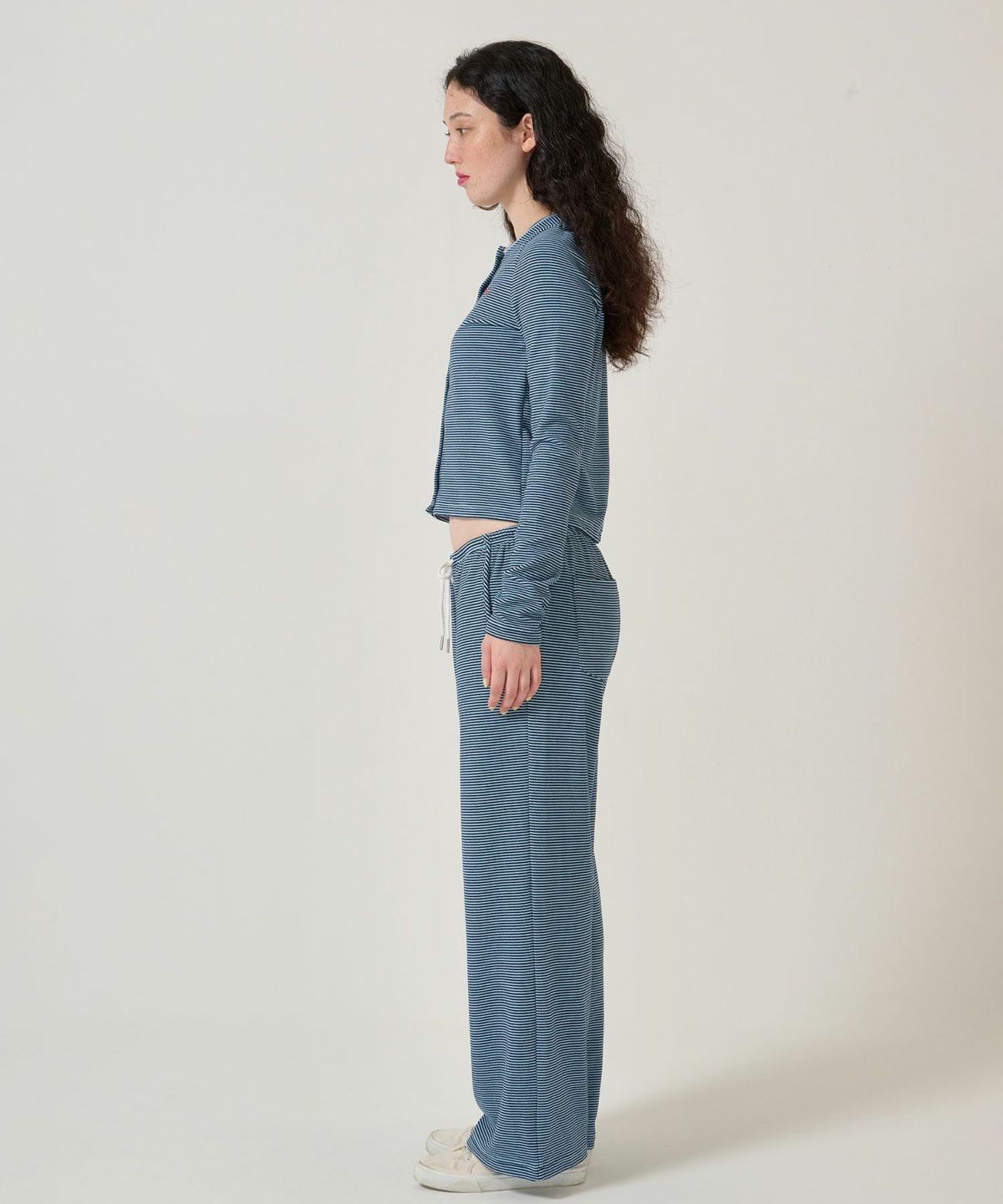 ボーダー/カーディガン/ハート