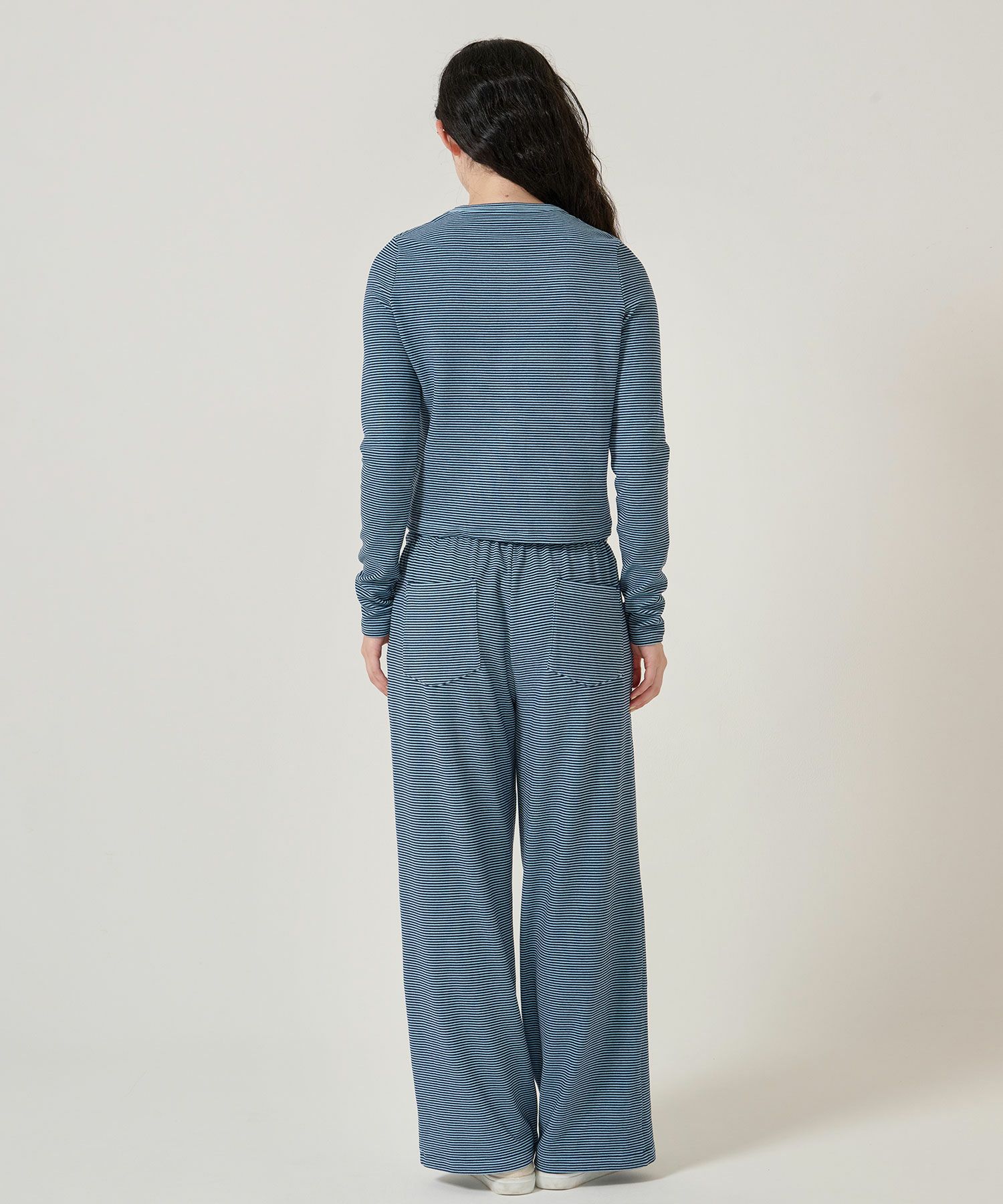 ボーダー/カーディガン/ハート