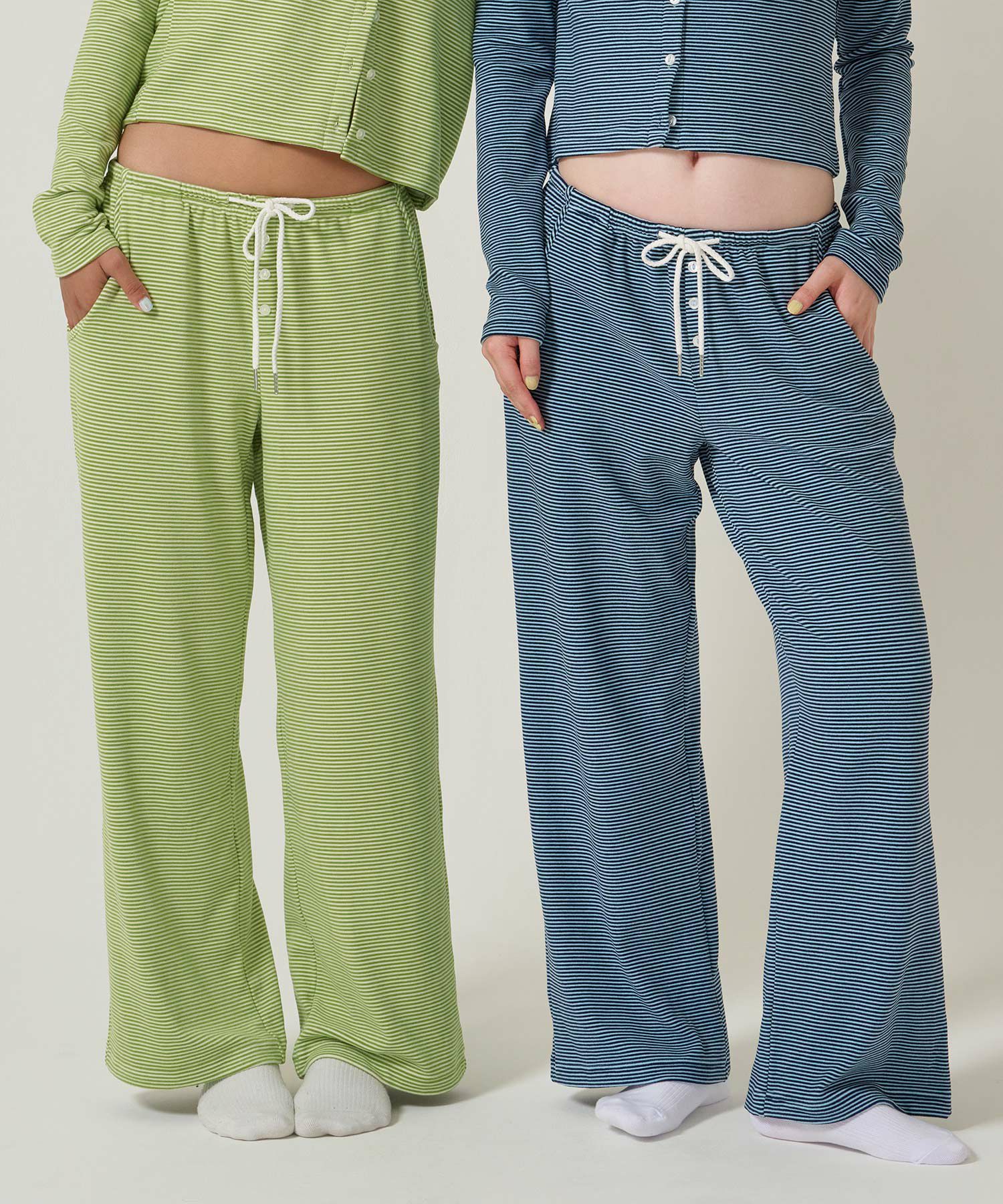  ボーダー/パンツ/ルームウェア