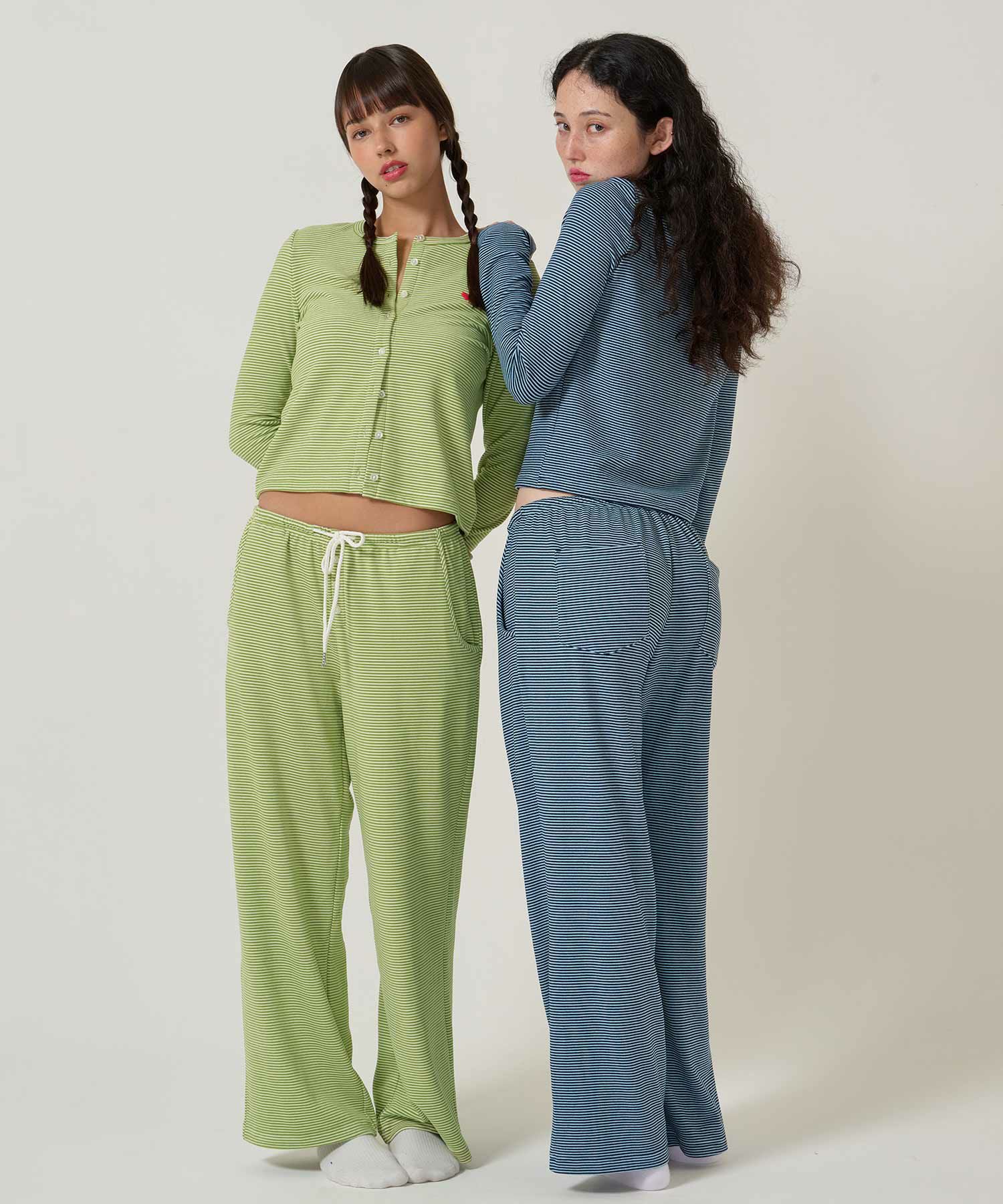  ボーダー/パンツ/ルームウェア