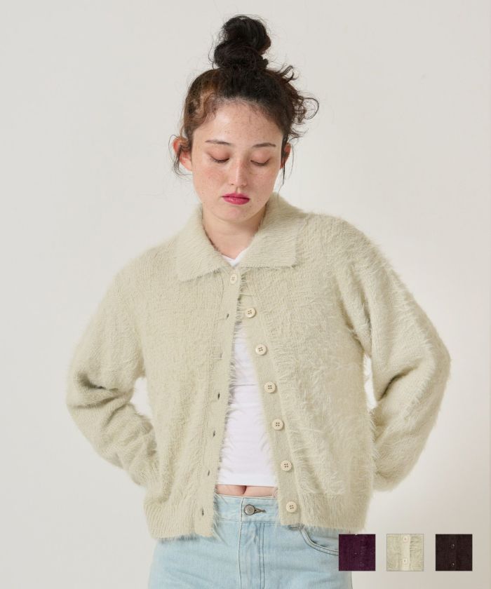 シャギー/ニット/カーディガン