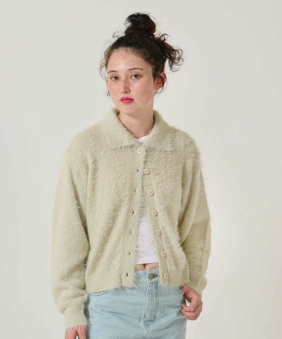 シャギー/ニット/カーディガン