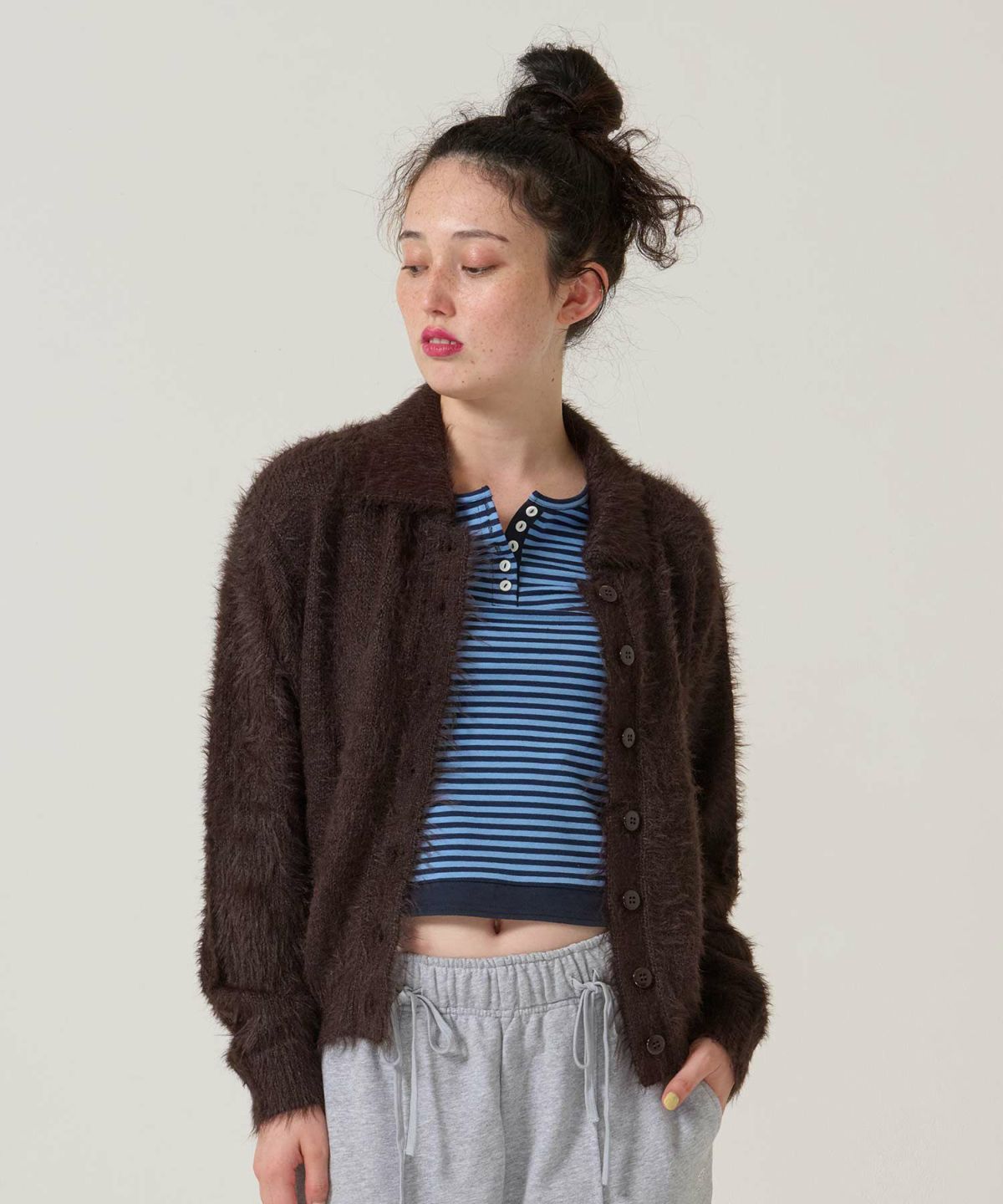 シャギー/ニット/カーディガン