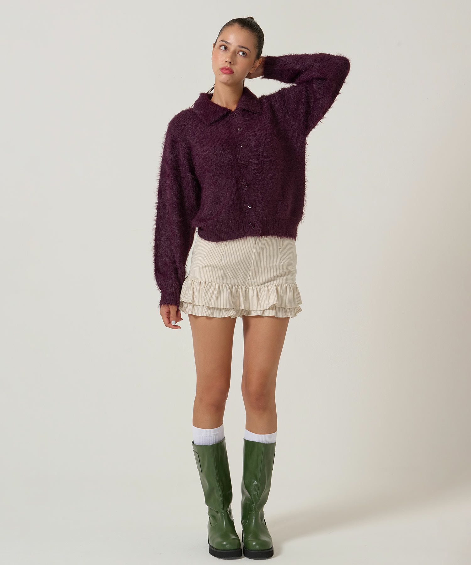 シャギー/ニット/カーディガン