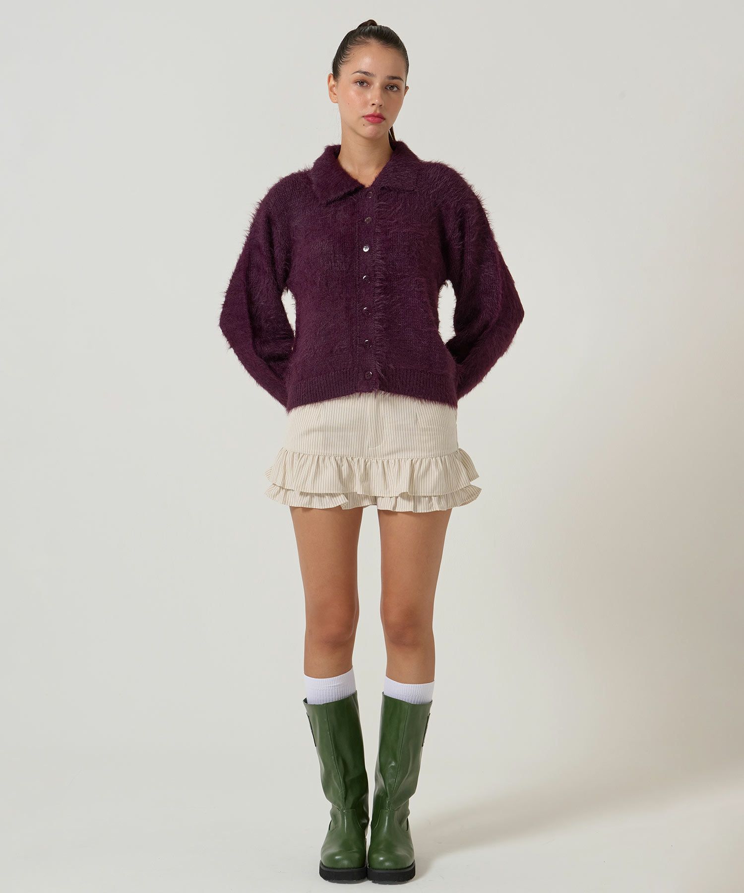 シャギー/ニット/カーディガン