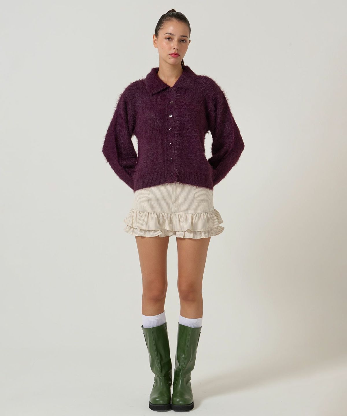 シャギー/ニット/カーディガン