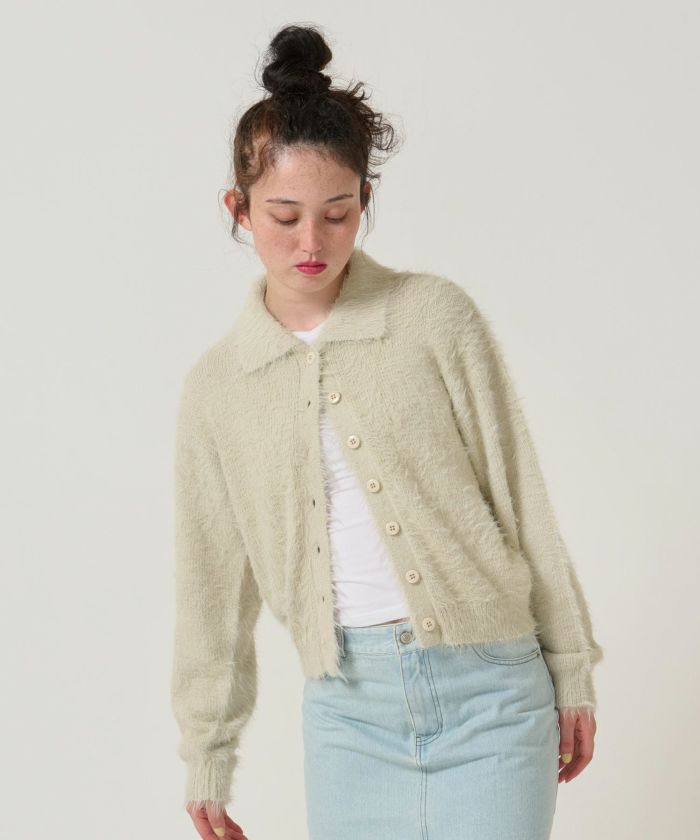 シャギー/ニット/カーディガン