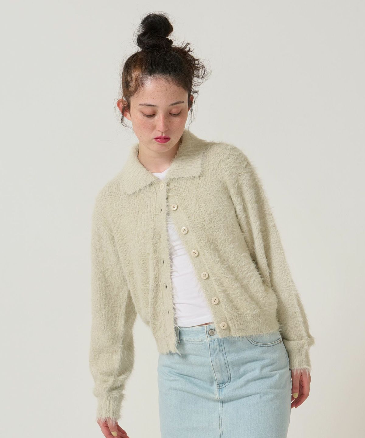 シャギー/ニット/カーディガン