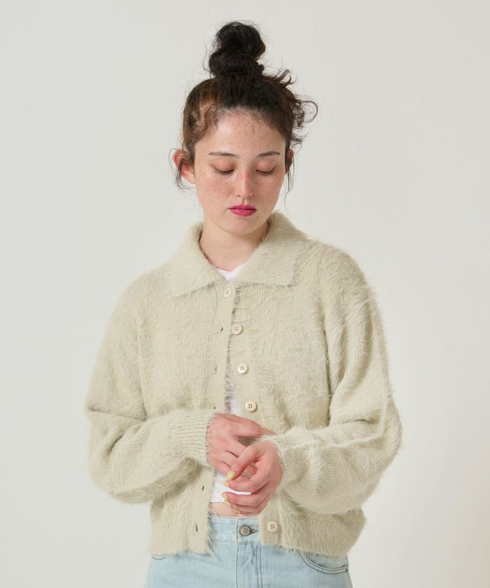シャギー/ニット/カーディガン