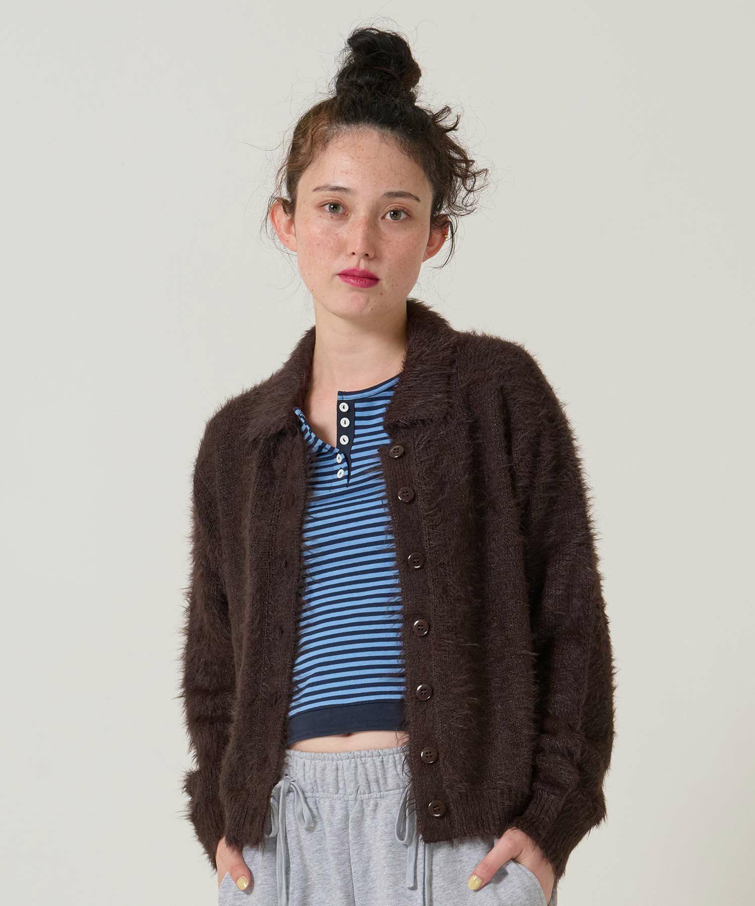 シャギー/ニット/カーディガン