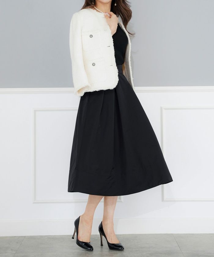 パターン ボトムス レディース 上品 きれいめ オケージョン シンプル エレガント M L LL ジョイントスペース