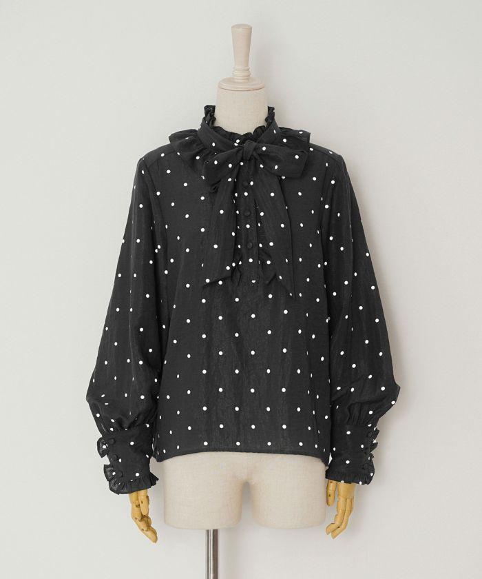 パターン ブラウス レディース 上品 きれいめ オケージョン シンプル エレガント フリー ジョイントスペース