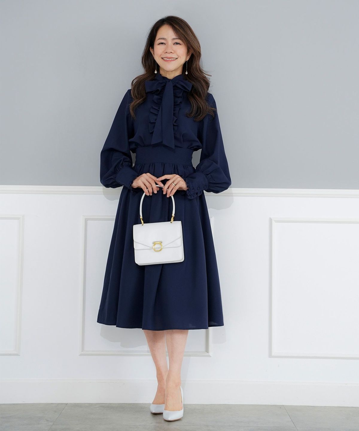 パターン ボトムス レディース 上品 きれいめ オケージョン シンプル エレガント M L LL ジョイントスペース