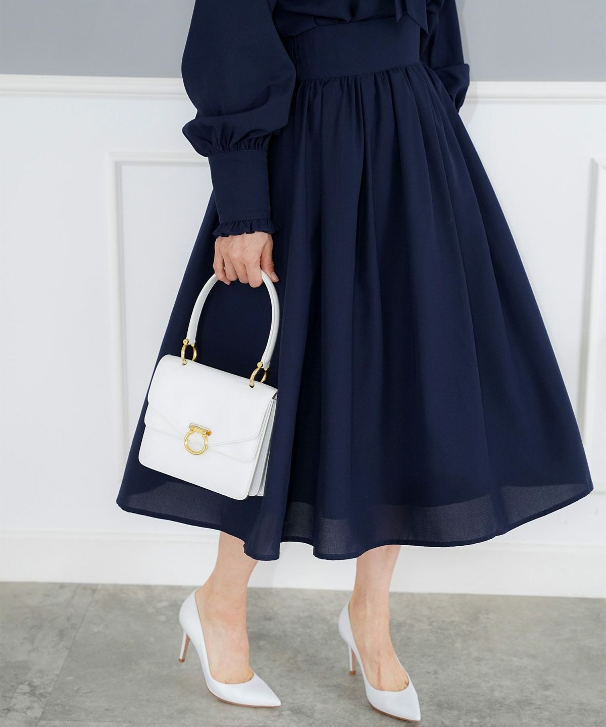 パターン ボトムス レディース 上品 きれいめ オケージョン シンプル エレガント M L LL ジョイントスペース