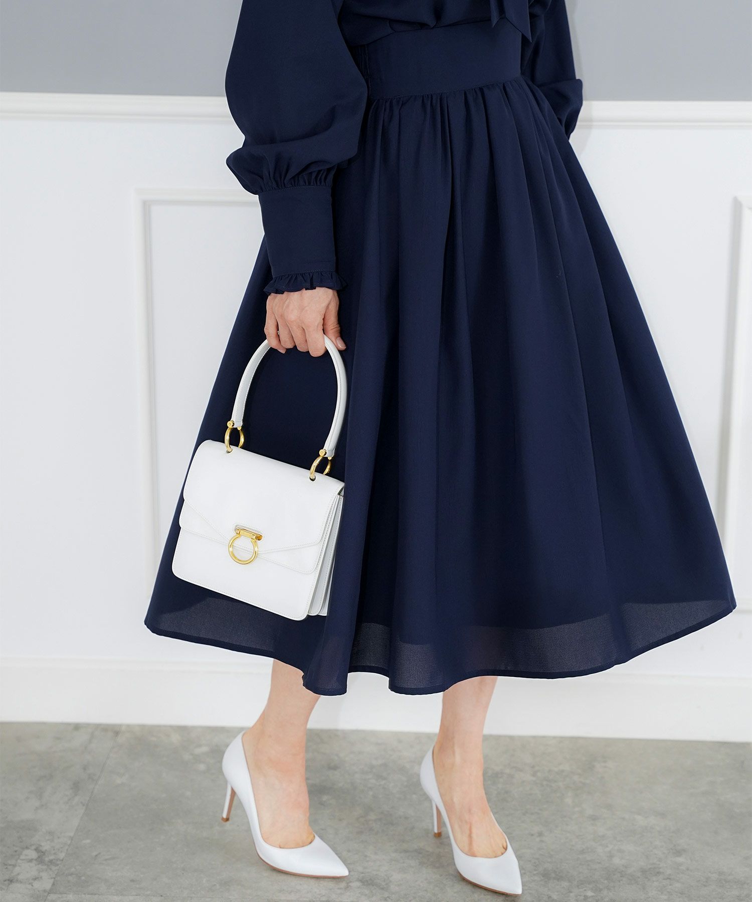 パターン ボトムス レディース 上品 きれいめ オケージョン シンプル エレガント M L LL ジョイントスペース