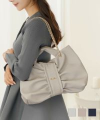 リボン バッグ ハンドバッグ ショルダー 2way フェミニン 大人可愛い お呼ばれ デート パーティー レディース