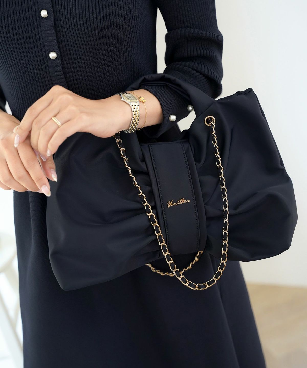 リボン バッグ ハンドバッグ ショルダー 2way フェミニン 大人可愛い お呼ばれ デート パーティー レディース