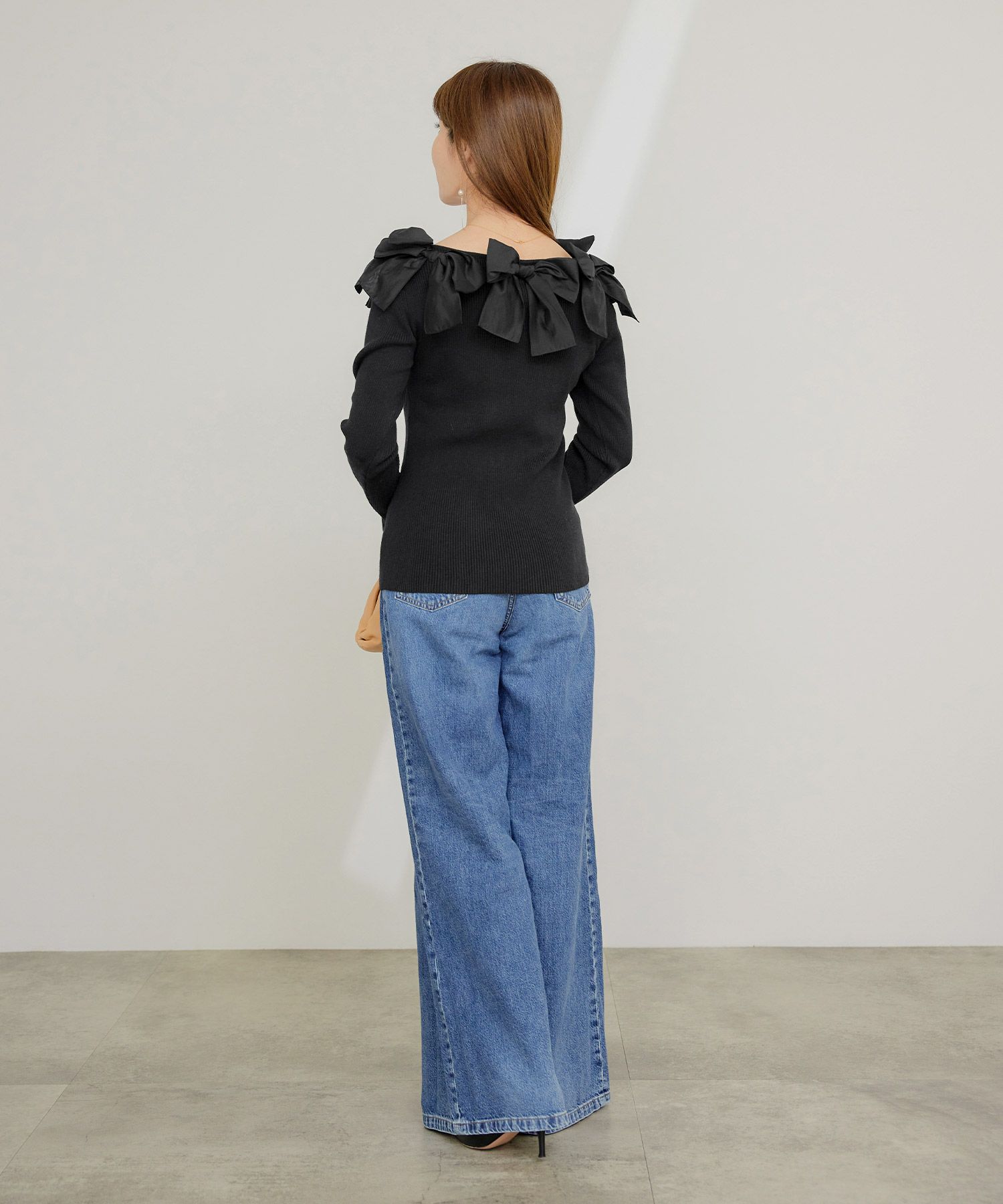 新色追加 手洗い可 レディース 長袖 秋冬春 長袖 大人可愛い 上品 きれいめ フェミニン ジョイントスペース