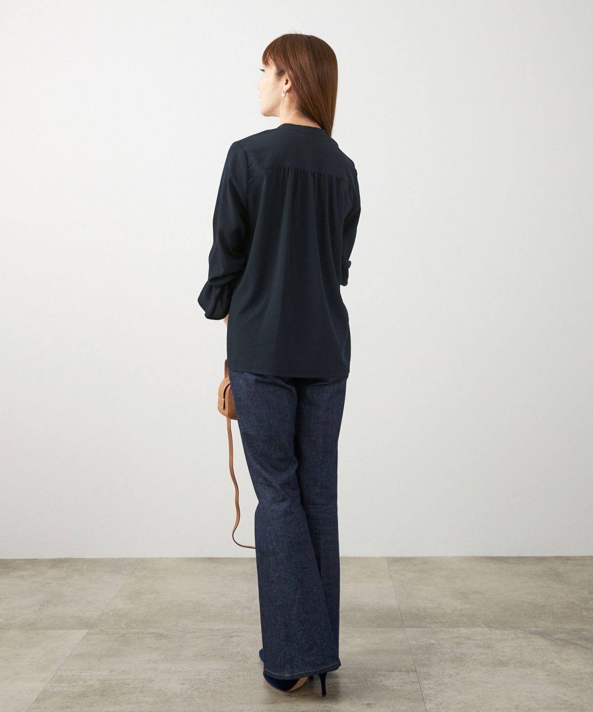 手洗い可 長袖 大人カジュアル オフィス きれいめ 上品 フェニミン 大人可愛い ジョイントスペース