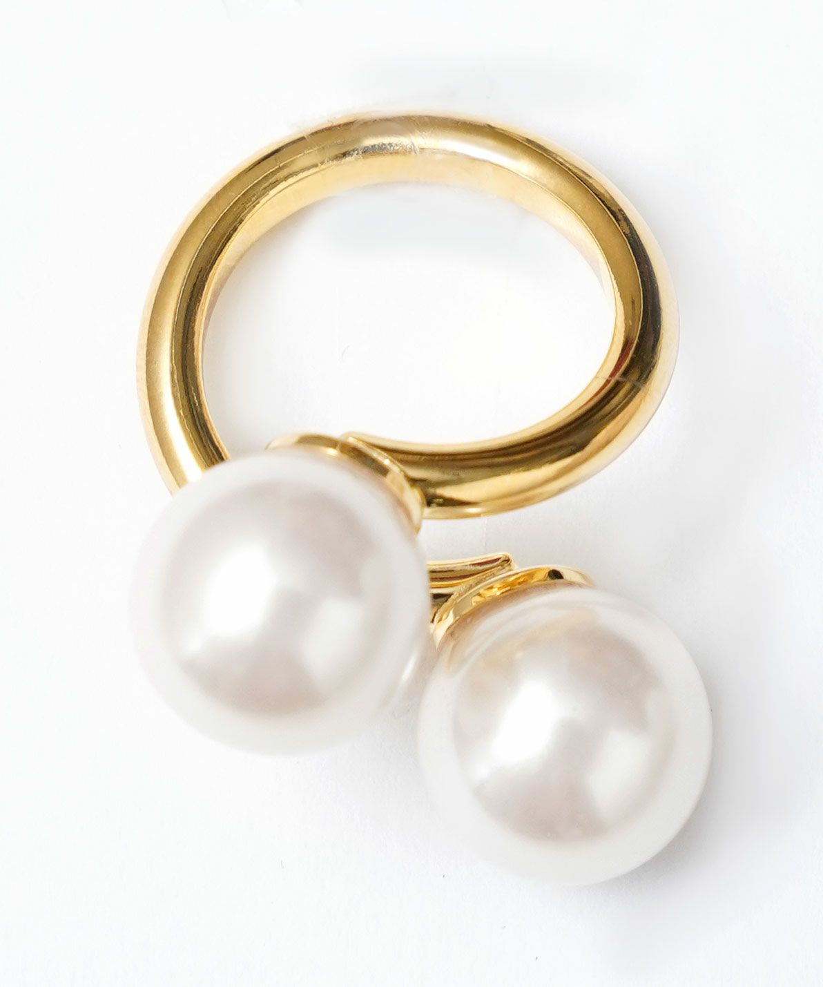 ツイスト ボリューム パール リング Twist Volume Pearl Ring