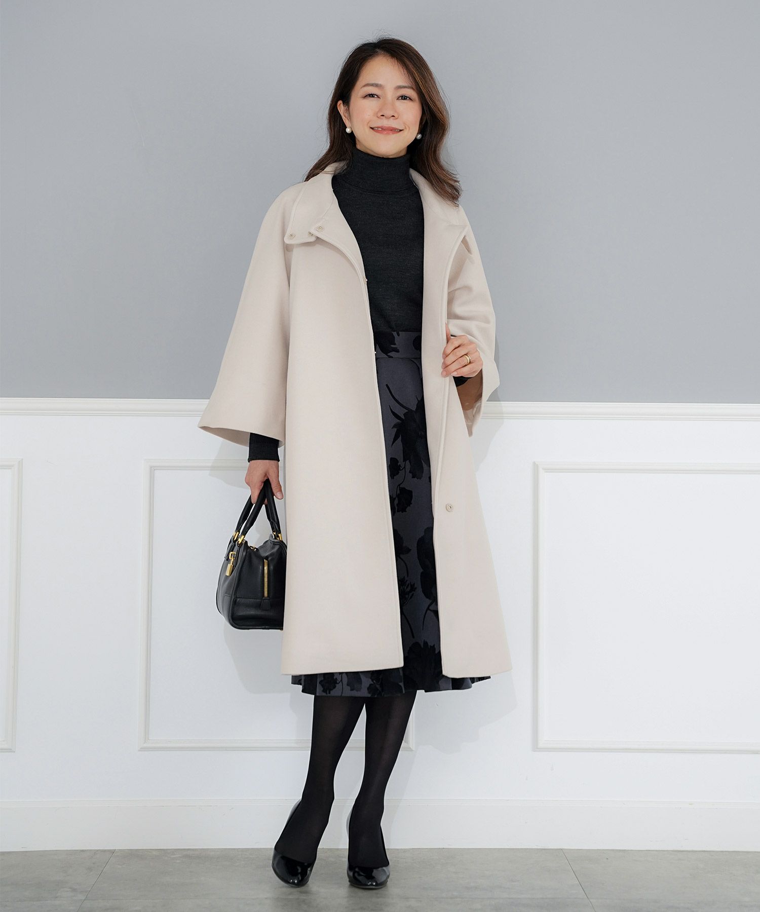 日本製 アウター レディース 上品 きれいめ オケージョン シンプル エレガント M L ジョイントスペース