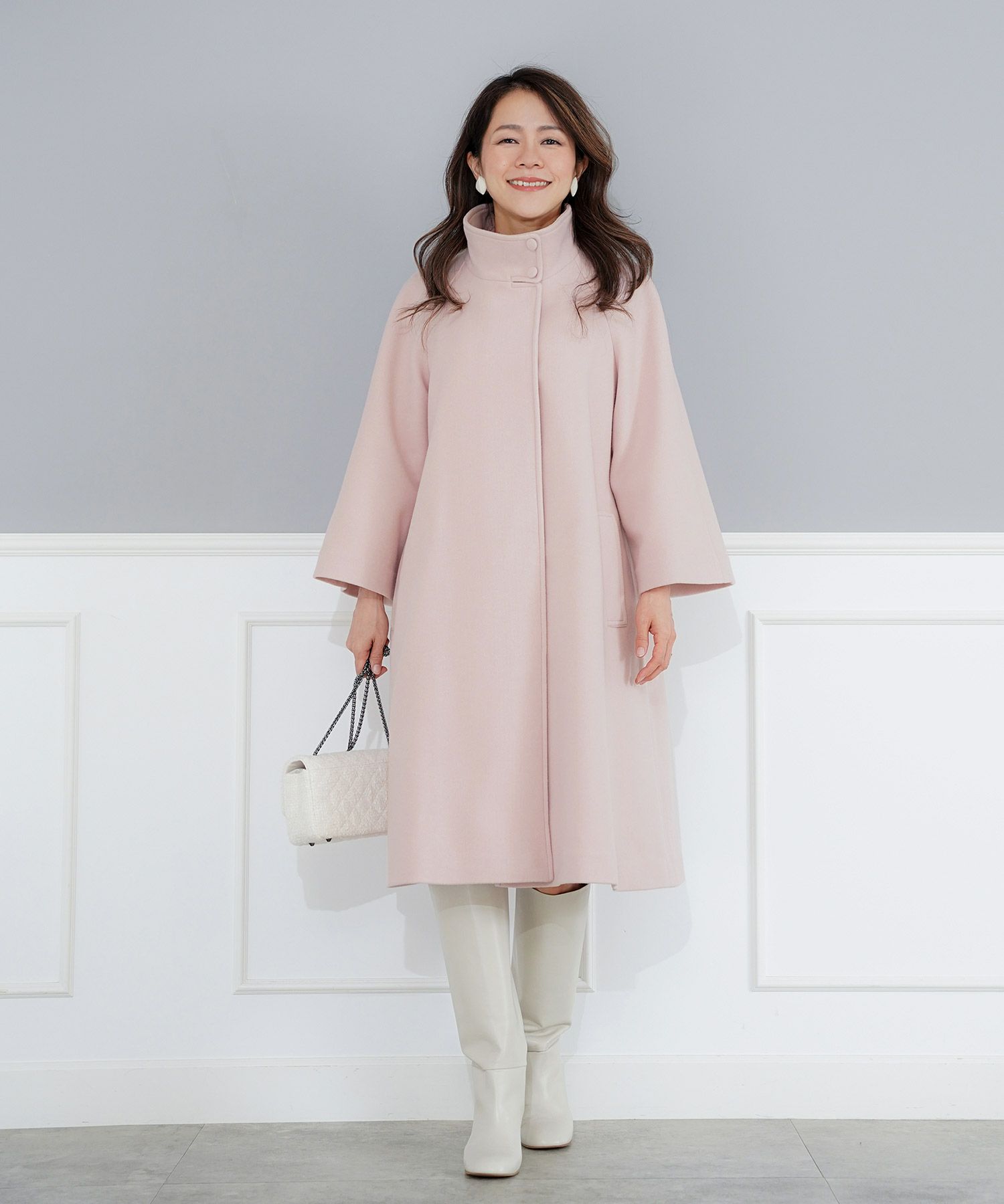 日本製 アウター レディース 上品 きれいめ オケージョン シンプル エレガント M L ジョイントスペース