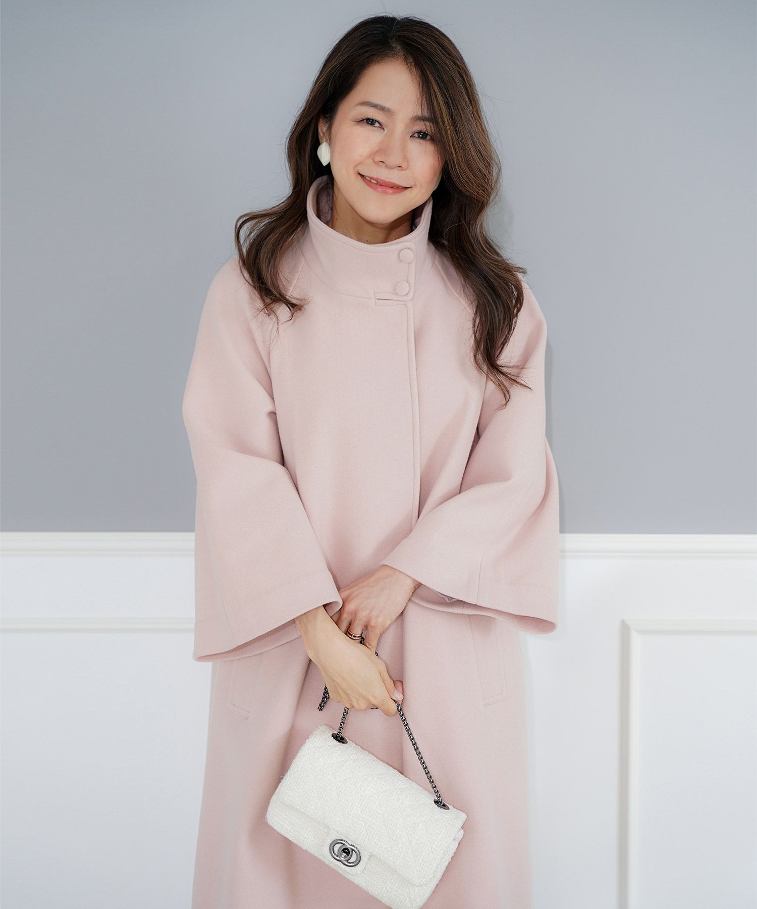 日本製 アウター レディース 上品 きれいめ オケージョン シンプル エレガント M L ジョイントスペース