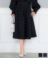 ギャザー フレア スカート Joint Space 全2色｜jsc641-0143【1】