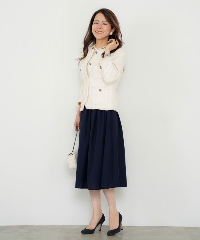 手洗い可 ボトムス レディース ドット 無地 上品 きれいめ オケージョン シンプル エレガント ジョイントスペース