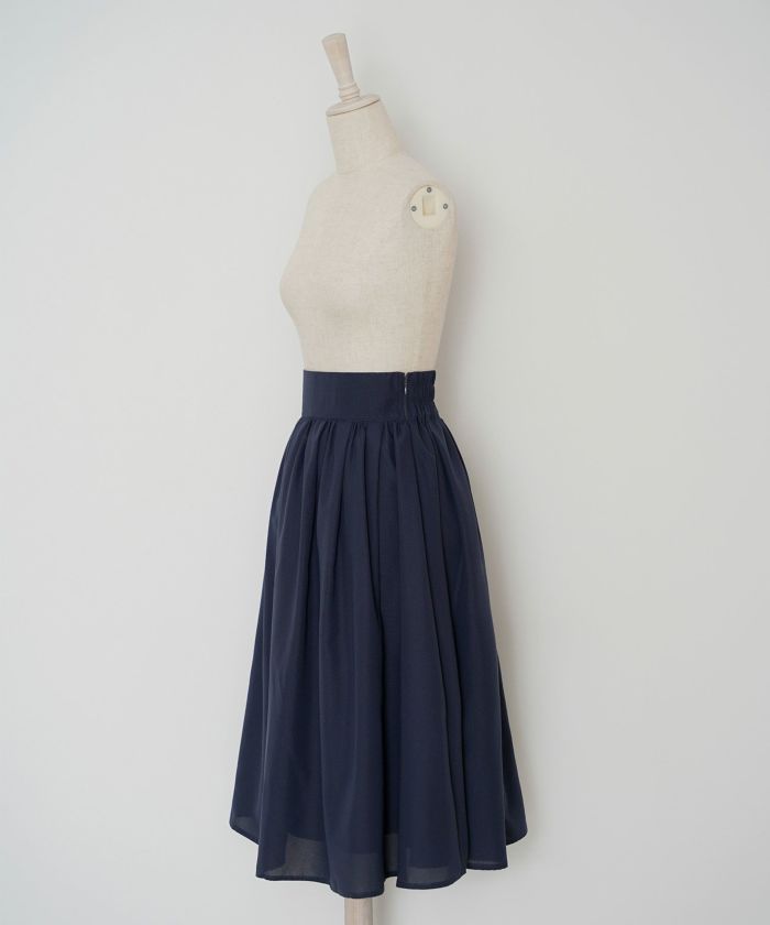 手洗い可 ボトムス レディース ドット 無地 上品 きれいめ オケージョン シンプル エレガント ジョイントスペース