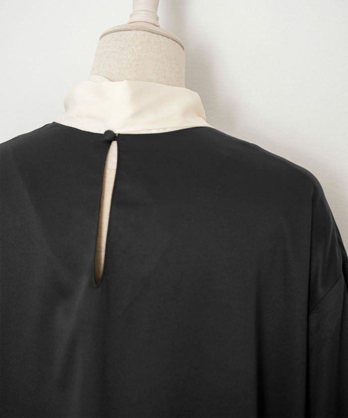 手洗い可 トップス レディース 上品 きれいめ オケージョン シンプル エレガント ジョイントスペース