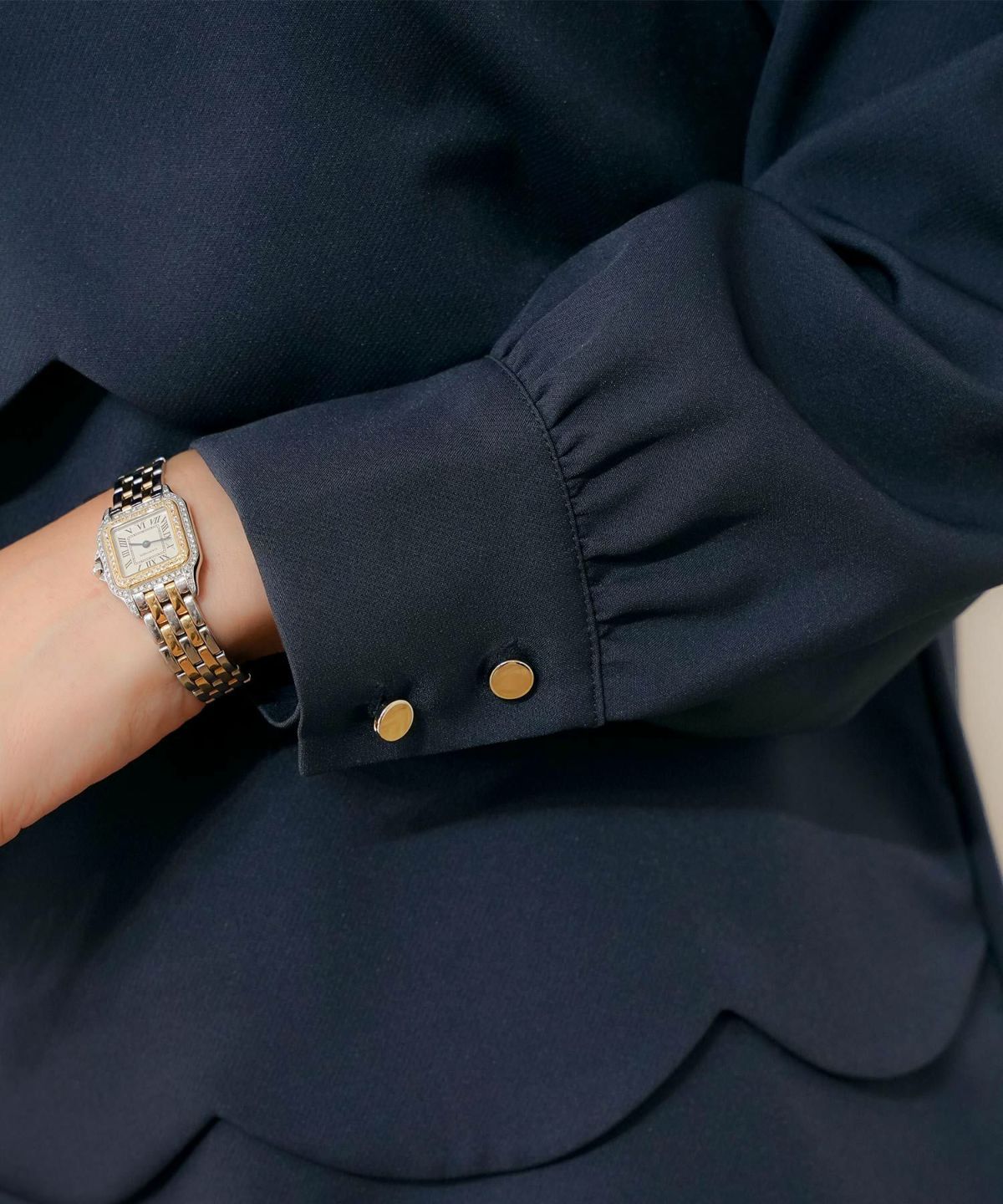 入園式 入学式 卒園式 卒業式 七五三 セレモニー フォーマル ドレス 襟付き スカラップ ティアード きれいめ レディース 大人可愛い 上品 クラシカル 清楚 華やか 長袖 春 秋 冬 低身長 高身長 サイズ展開 ママコーデ 親子行事