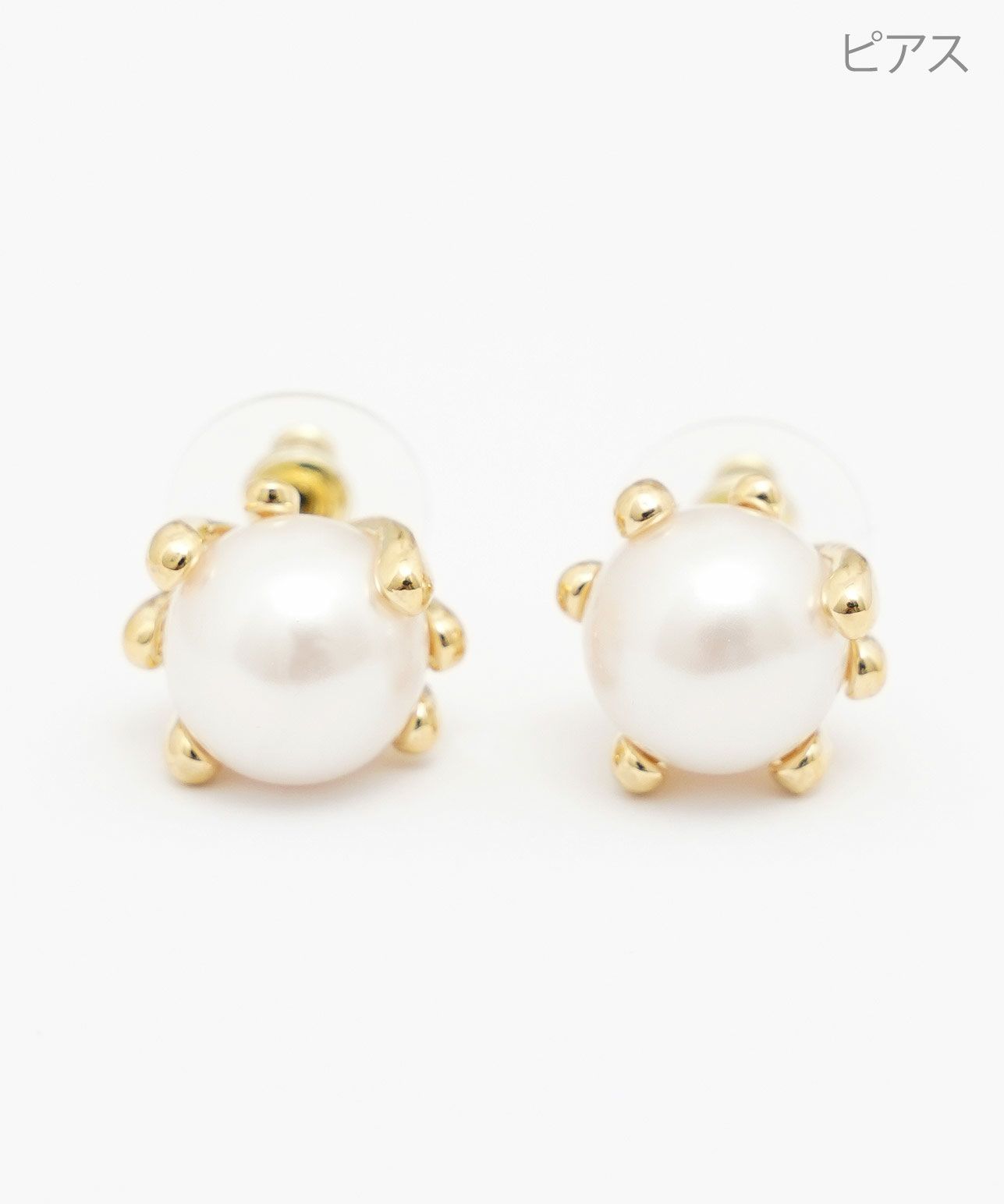 クラウン フラワー ピアス イヤリング Crown Flower Pierce Earring