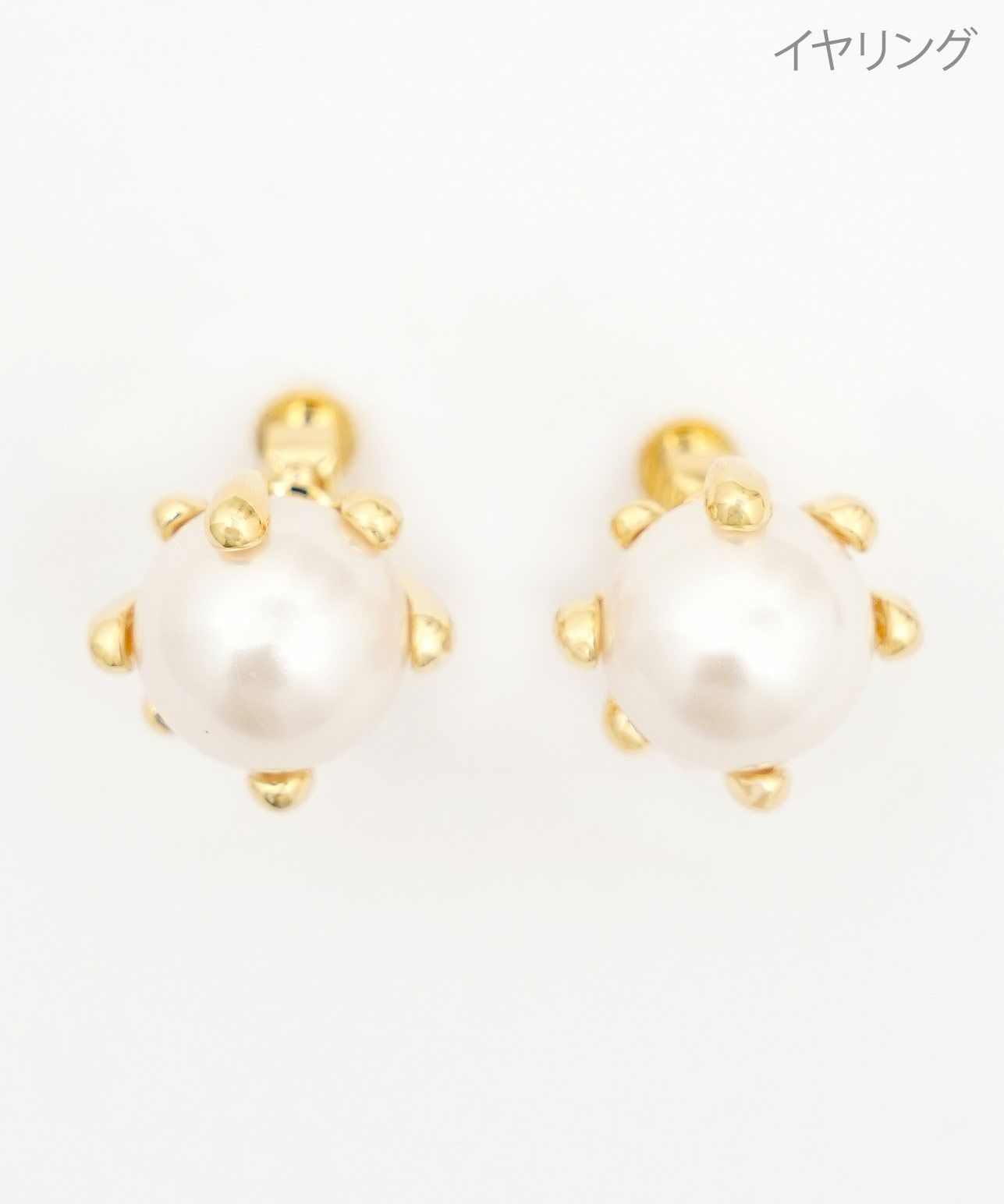 クラウン フラワー ピアス イヤリング Crown Flower Pierce Earring