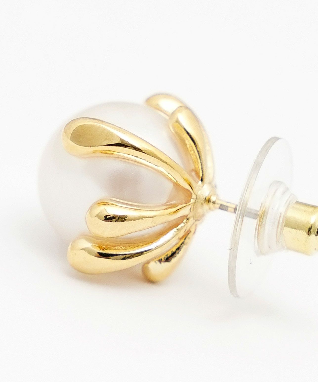 クラウン フラワー ピアス イヤリング Crown Flower Pierce Earring