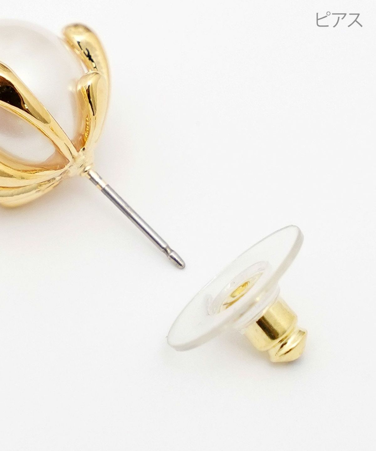 クラウン フラワー ピアス イヤリング Crown Flower Pierce Earring