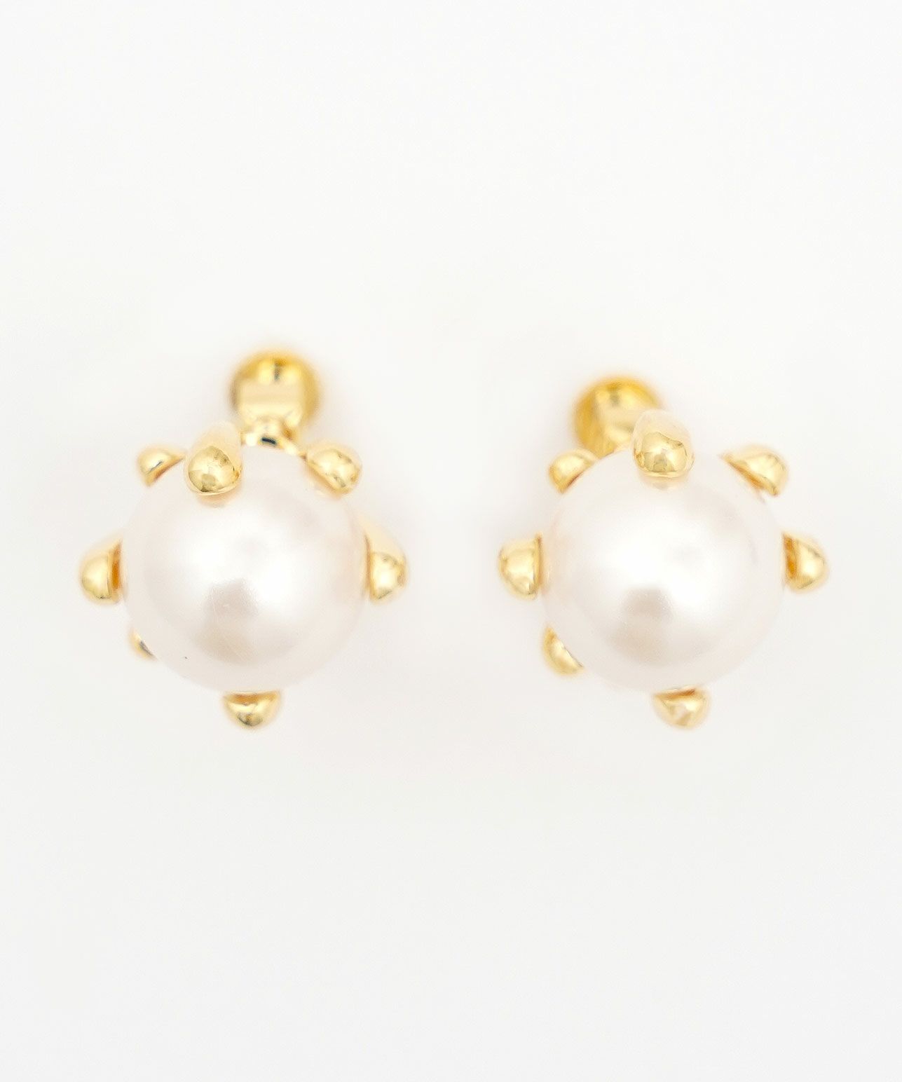 クラウン フラワー ピアス イヤリング Crown Flower Pierce Earring