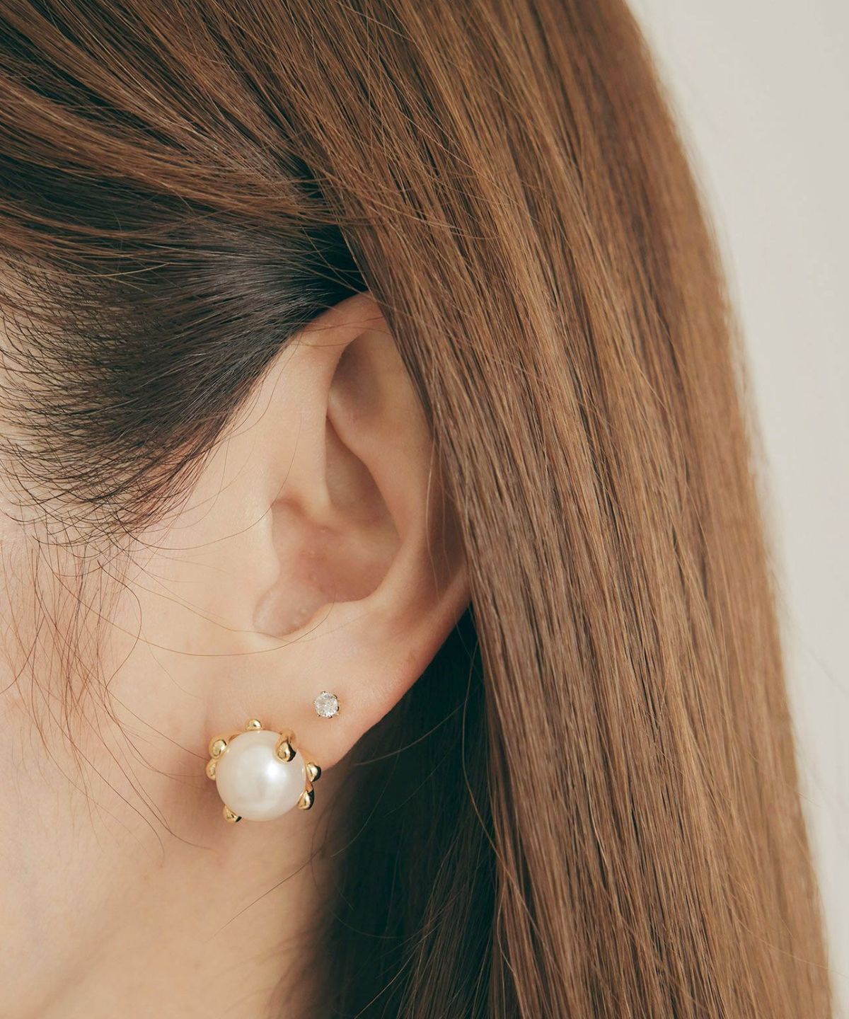 クラウン フラワー ピアス イヤリング Crown Flower Pierce Earring