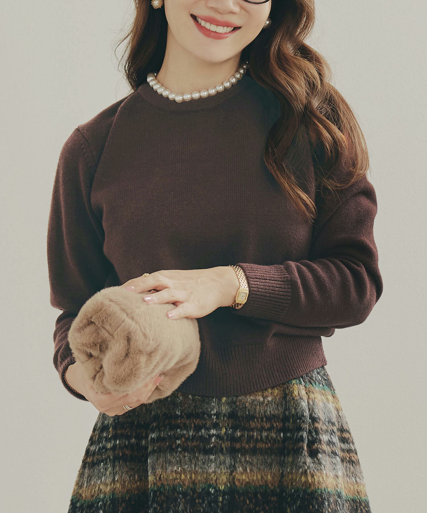 手洗い可 レディース 長袖 秋冬春 大人可愛い 上品 きれいめ オフィス 大人カジュアル フェミニン ジョイントスペース