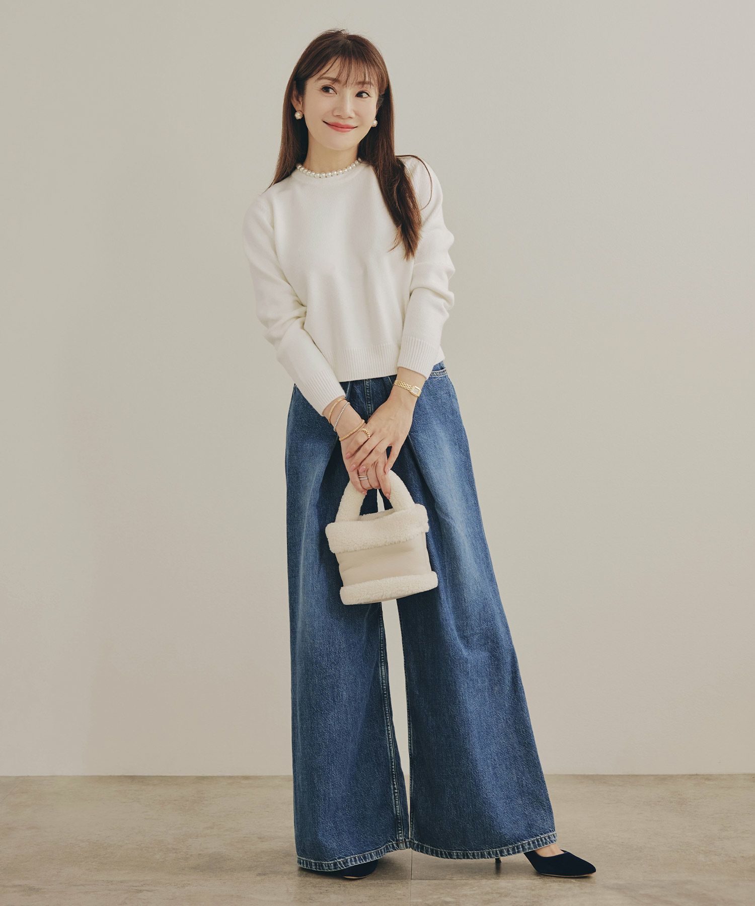 手洗い可 レディース 長袖 秋冬春 大人可愛い 上品 きれいめ オフィス 大人カジュアル フェミニン ジョイントスペース