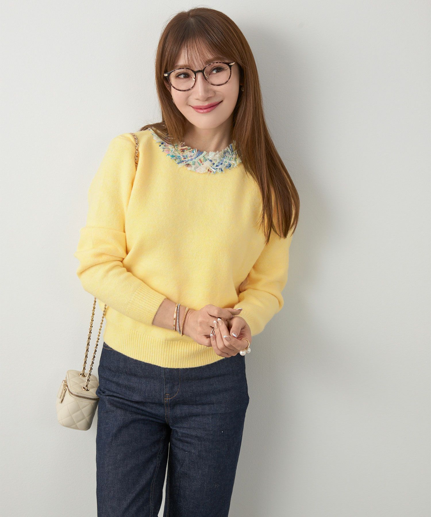 手洗い可 レディース 長袖 秋冬 長袖 大人可愛い 上品 きれいめ 大人カジュアル フェミニン ジョイントスペース