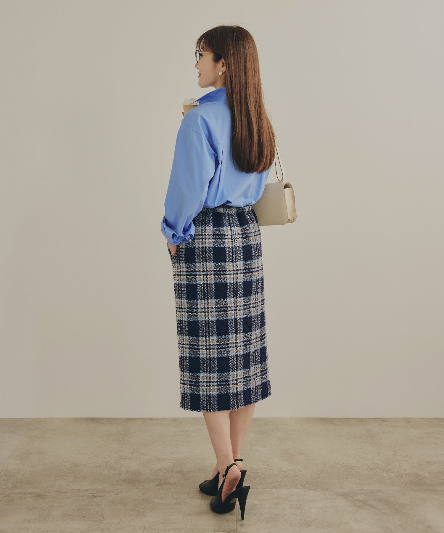 手洗い可 レディース 秋冬 大人可愛い 上品 きれいめ 大人カジュアル 柄 フェミニン ジョイントスペース